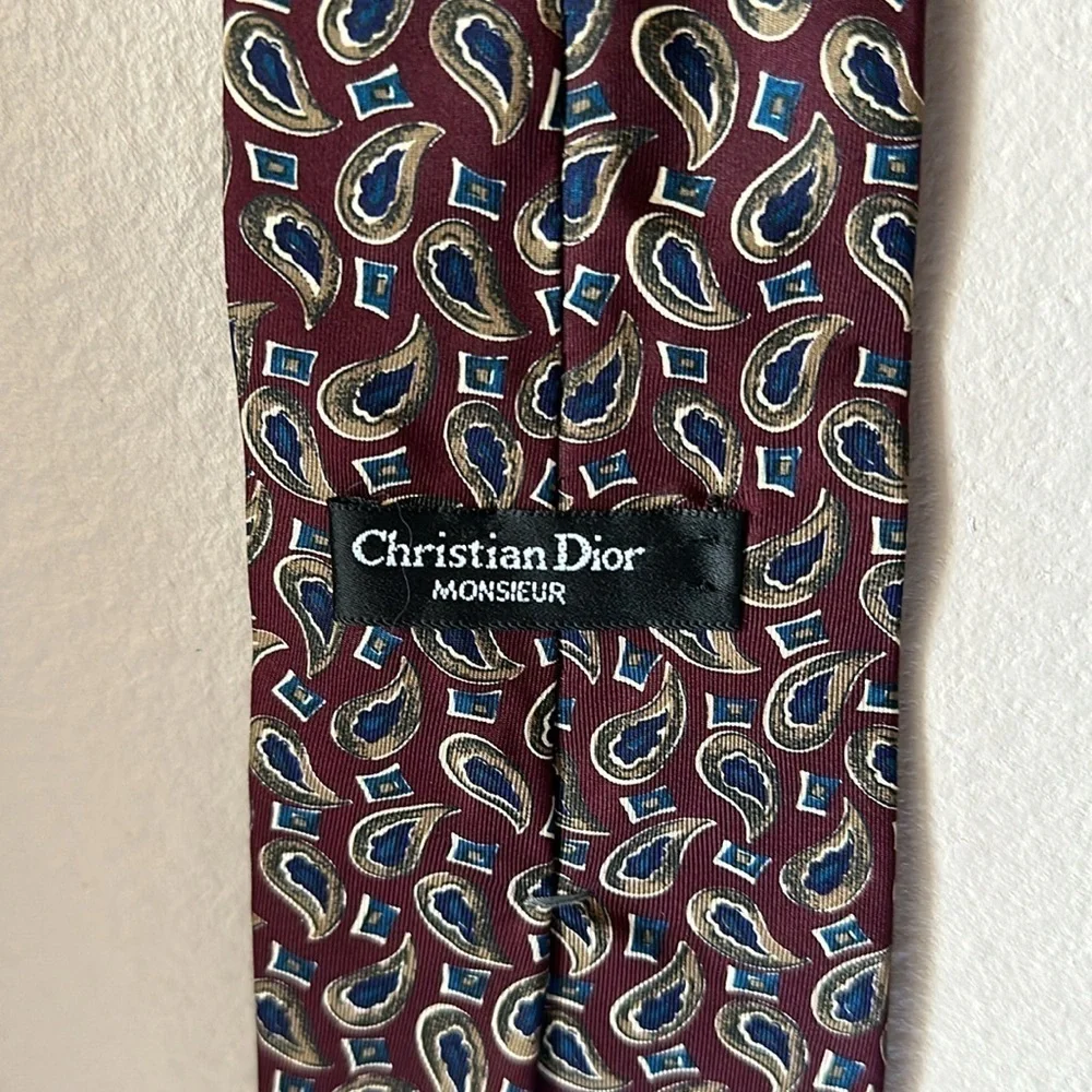 CHRISTIAN DIOR MONSIEUR All Silk Neck Tie